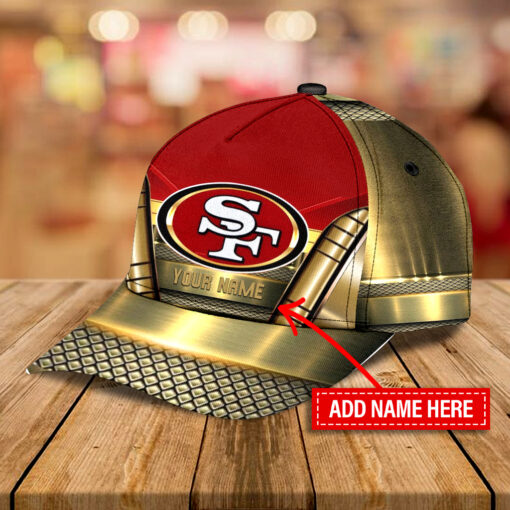 San Francisco 49ers Personalized Classic Cap AZCCAP035