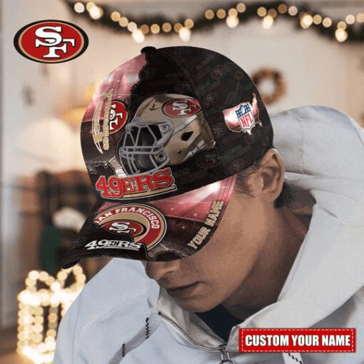 San Francisco 49ers Personalized Classic Cap BB447