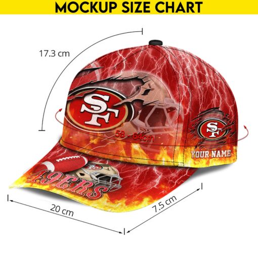 San Francisco 49ers Personalized Classic Cap BB831