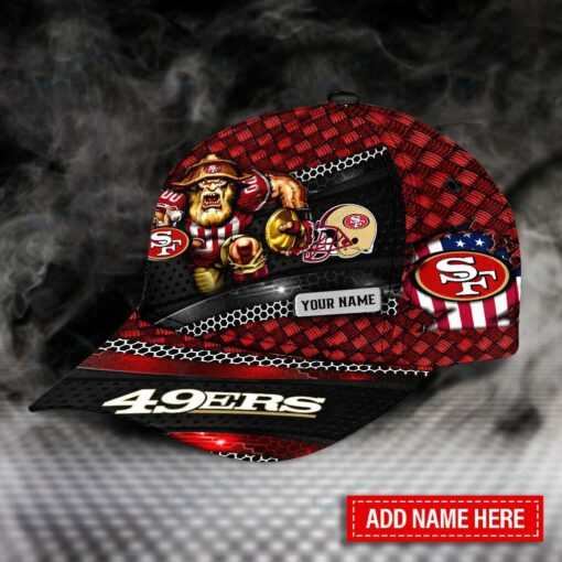 San Francisco 49ers Personalized Classic Cap BG562