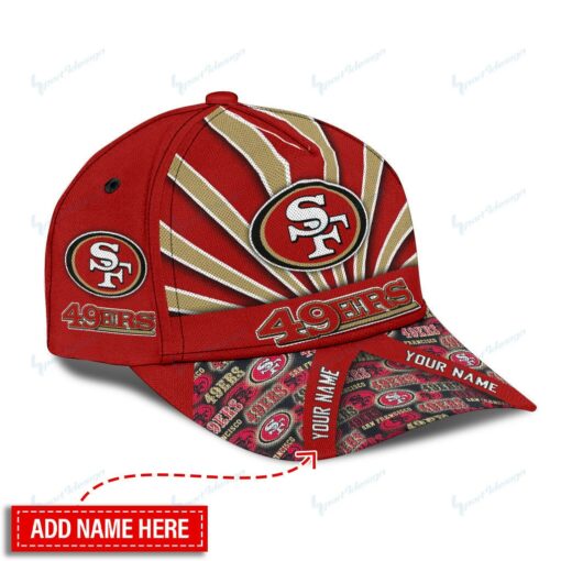 San Francisco 49ers Personalized Classic Cap BG581