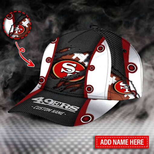 San Francisco 49ers Personalized Classic Cap BG630