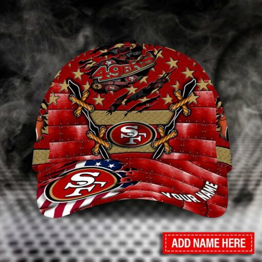 San Francisco 49ers Personalized Classic Cap BG793