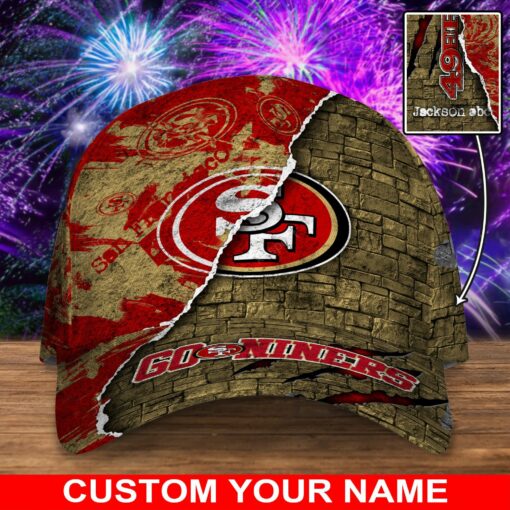 San Francisco 49ers Personalized Classic Cap BG841