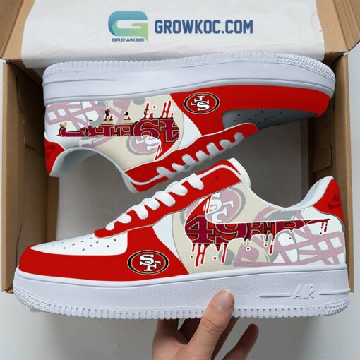 San Francisco 49ers Personalized Colorful AF1-1 Shoes AF1CS015