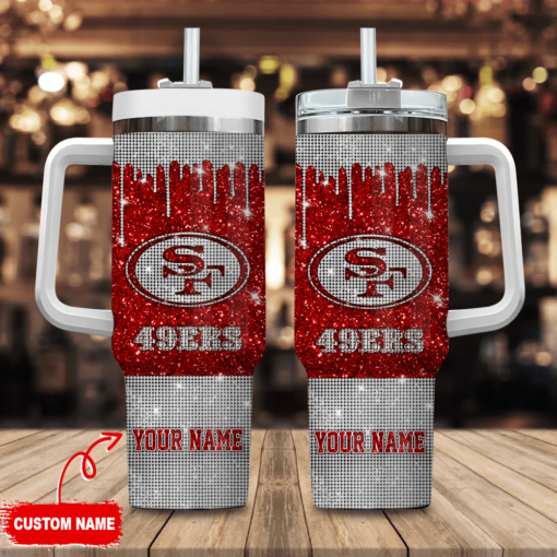 San Francisco 49ers Personalized Limited Edition Sport Fan Gift 40oz Tumbler AZC40OZT074