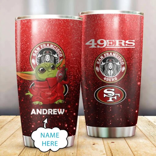 San Francisco 49ers Personalized Tumbler BG576