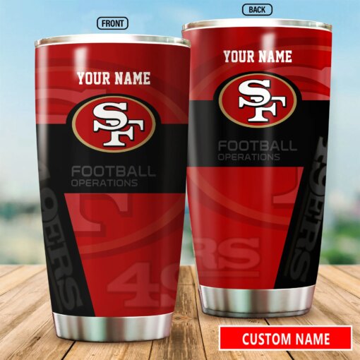 San Francisco 49ers Personalized Tumbler BGTUM698