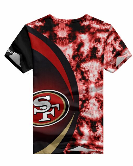 San Francisco 49ers Personalized V-neck Women T-shirt BG473