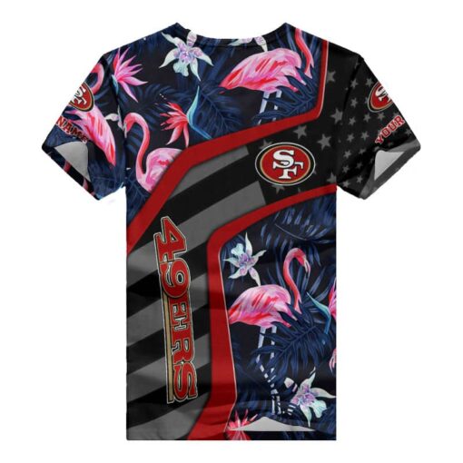 San Francisco 49ers Personalized V-neck Women T-shirt BG569