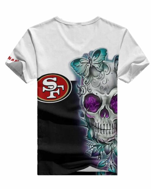 San Francisco 49ers Personalized V-neck Women T-shirt BG665