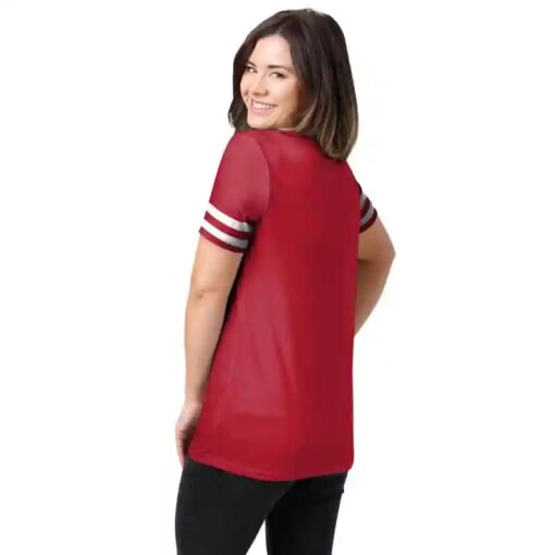 San Francisco 49ers Personalized V-neck Women T-shirt BG740