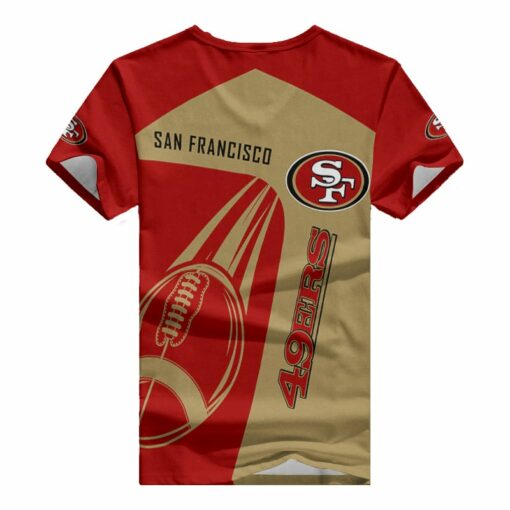 San Francisco 49ers Personalized V-neck Women T-shirt BG909