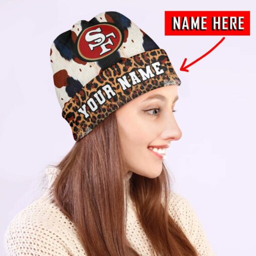 San Francisco 49ers Personalized Wool Beanie 154