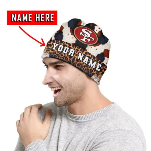 San Francisco 49ers Personalized Wool Beanie 154