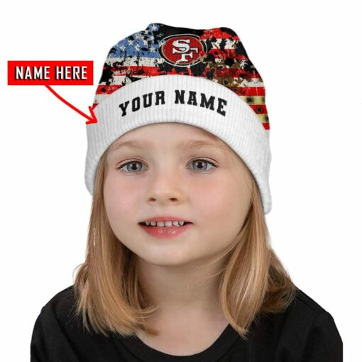 San Francisco 49ers Personalized Wool Beanie 172