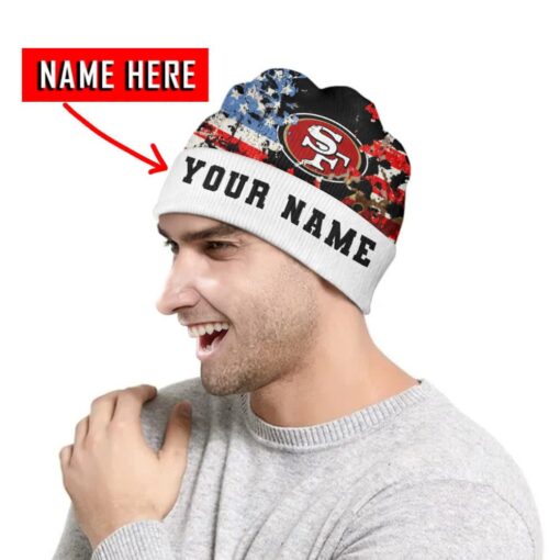 San Francisco 49ers Personalized Wool Beanie 172