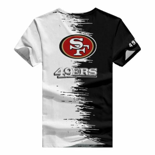 San Francisco 49ers Summer V-neck Women T-shirt BG01