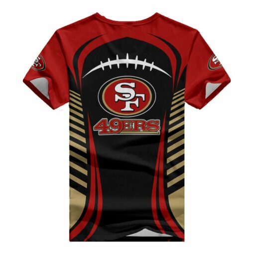 San Francisco 49ers V-neck Women T-shirt BG827