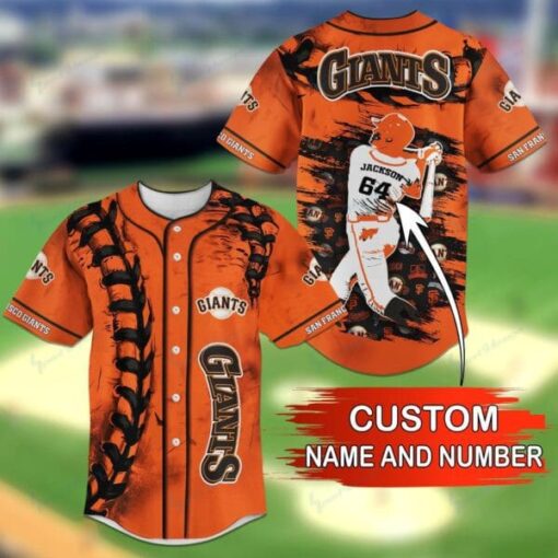 San Francisco Giants Personalized Baseball Jersey BG01