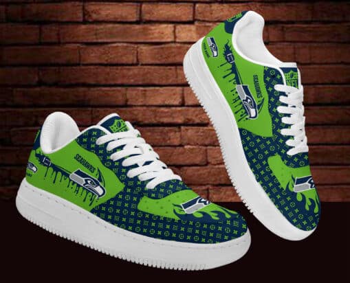 Seattle Seahawks AF1 Shoes BG71