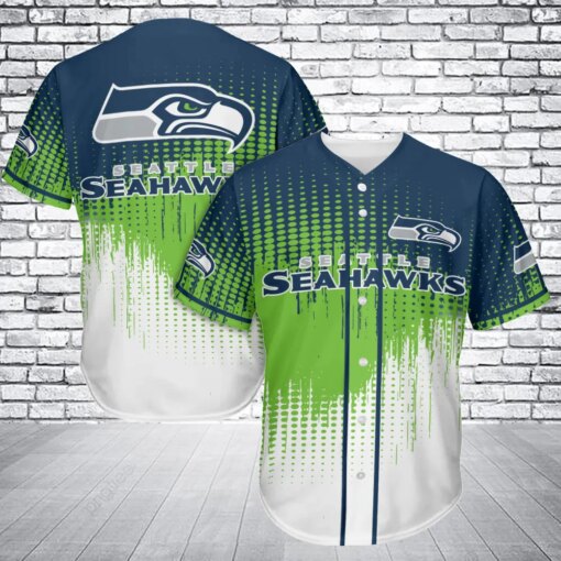 Seattle Seahawks Baseball Jersey AZC36