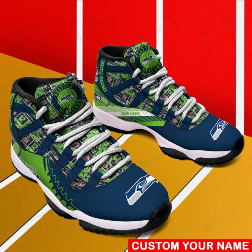 Seattle Seahawks Personalized AJD11 Sneakers BG177