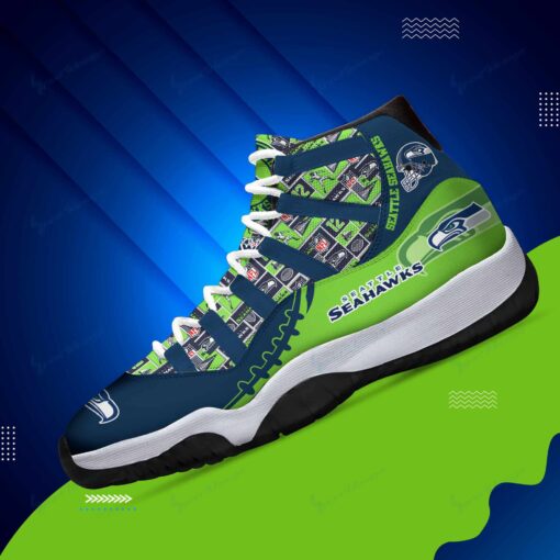 Seattle Seahawks Personalized AJD11 Sneakers BG177