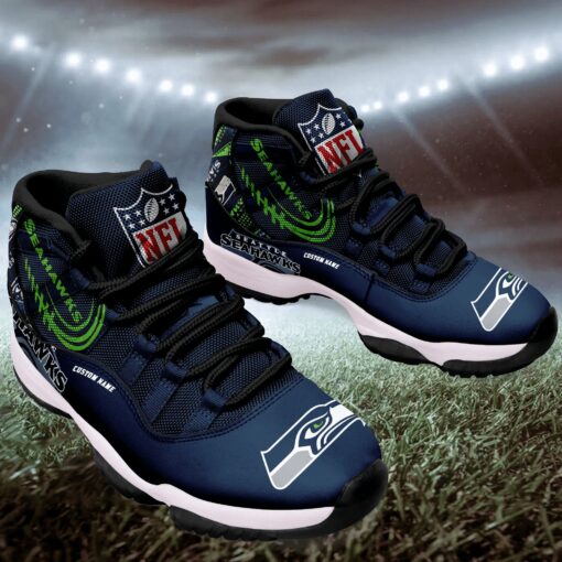 Seattle Seahawks Personalized AJD11 Sneakers BG212