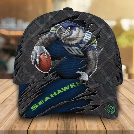 Seattle Seahawks Personalized Classic Cap 173