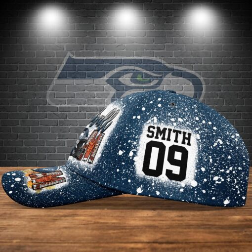 Seattle Seahawks Personalized Classic Cap BB800