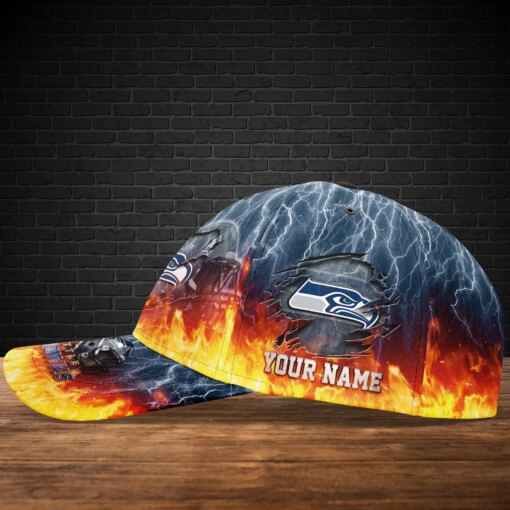 Seattle Seahawks Personalized Classic Cap BB830