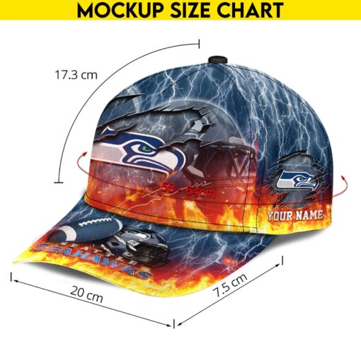 Seattle Seahawks Personalized Classic Cap BB830