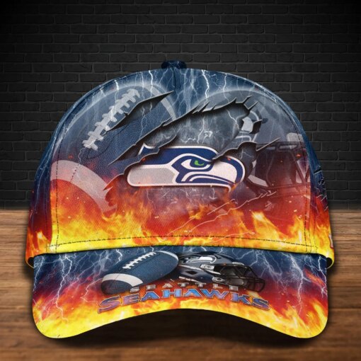 Seattle Seahawks Personalized Classic Cap BB830