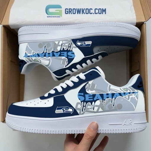 Seattle Seahawks Personalized Colorful AF1-1 Shoes AF1CS019