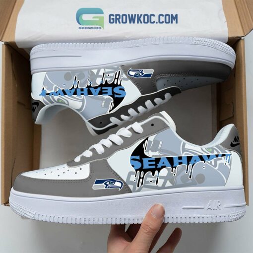 Seattle Seahawks Personalized Colorful AF1-1 Shoes AF1CS019