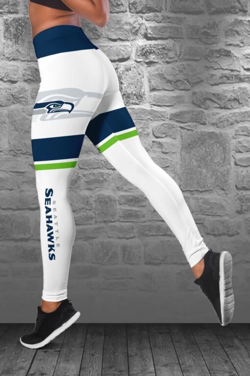 Seattle Seahawks Personalized Combo Croptop Hoodie And Leggings BGLG386+BG2CHD386