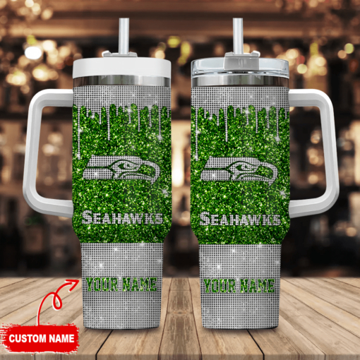 Seattle Seahawks Personalized Limited Edition Sport Fan Gift 40oz Tumbler AZC40OZT075