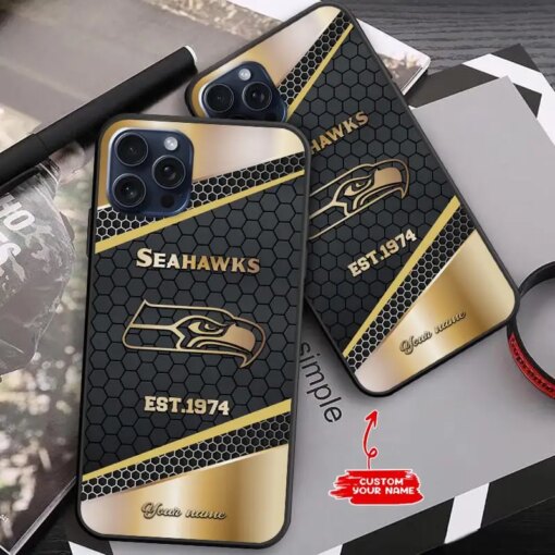 Seattle Seahawks Personalized Phone Case BGPC723