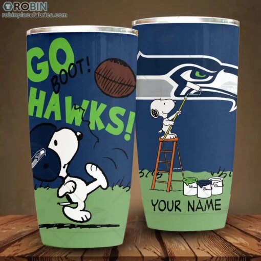 Seattle Seahawks Personalized Tumbler BG607