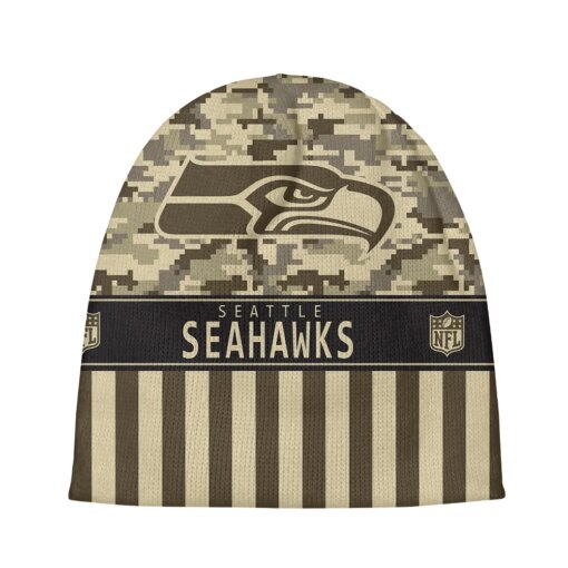 Seattle Seahawks Personalized Wool Beanie BGWBH212