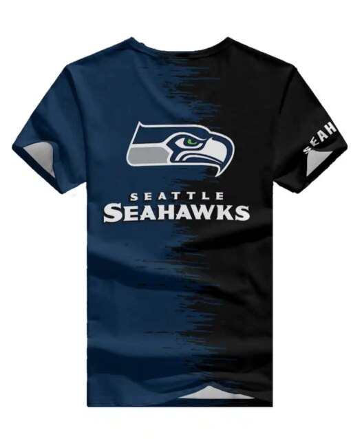 Seattle Seahawks Summer V-neck Women T-shirt BG28