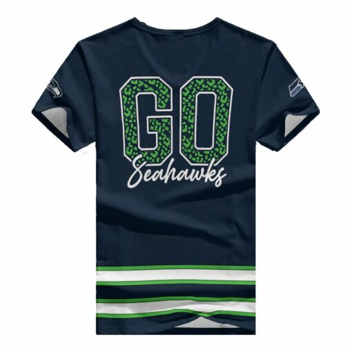 Seattle Seahawks V-neck Women T-shirt BG750