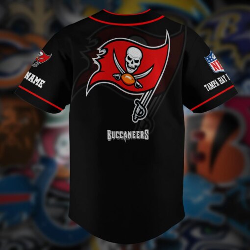 Tampa Bay Buccaneers Personalized Baseball Jersey AZCBJS128