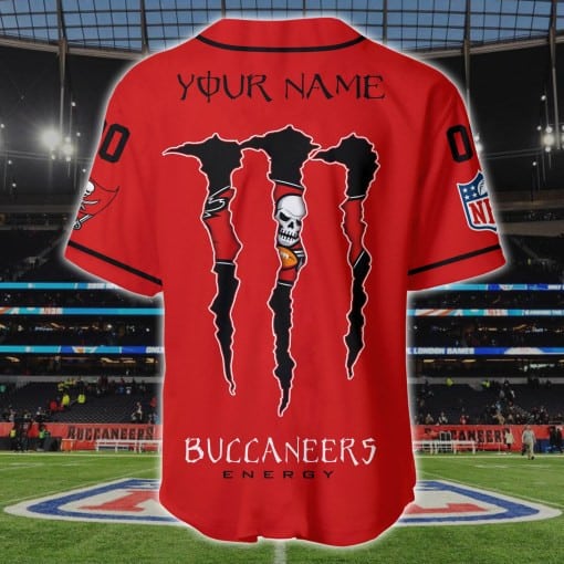 Tampa Bay Buccaneers Personalized Baseball Jersey BG169