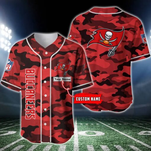 Tampa Bay Buccaneers Personalized Baseball Jersey BG216