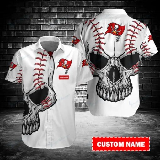 Tampa Bay Buccaneers Personalized Button Shirt BB078