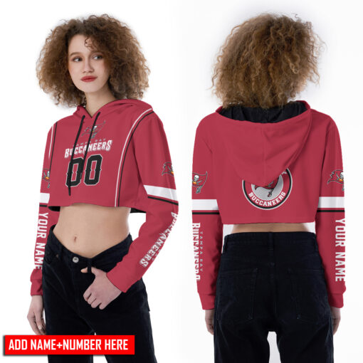 Tampa Bay Buccaneers Personalized Combo Croptop Hoodie And Leggings BGLG380+BG2CHD380