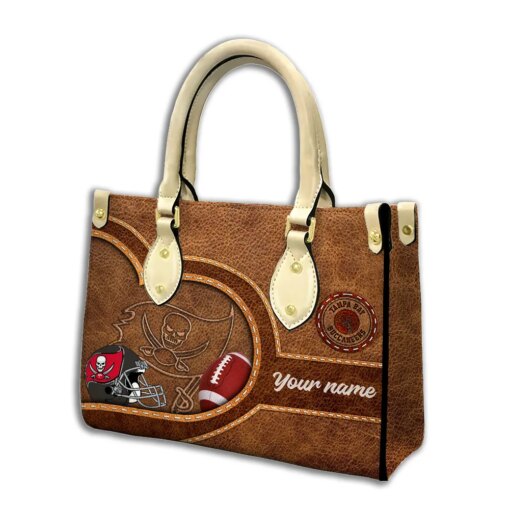 Tampa Bay Buccaneers Personalized Leather Hand Bag BBLTHB629