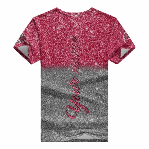 Tampa Bay Buccaneers Personalized Summer V-neck Women T-shirt BG46